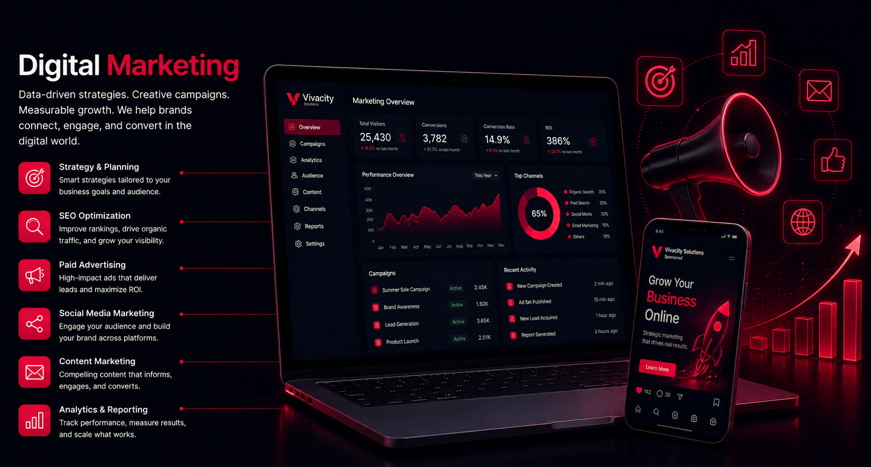 Digital Marketing illustration